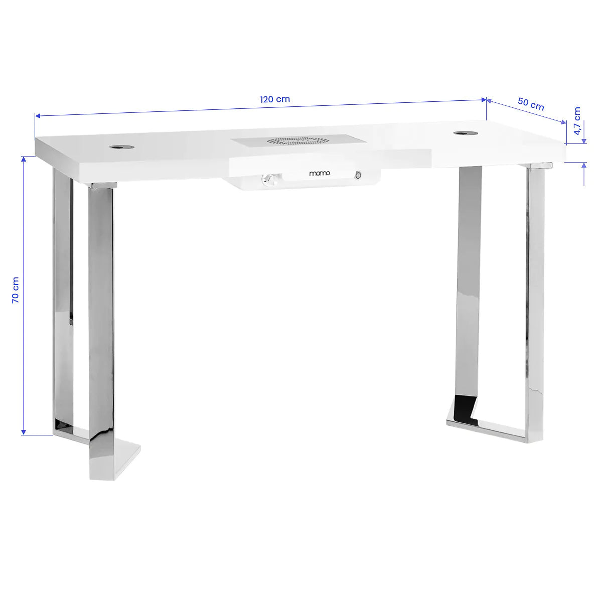 Table de manucure avec absorbeur
