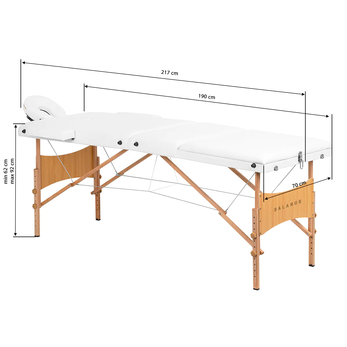 Table de massage pliante en bois BALANCE