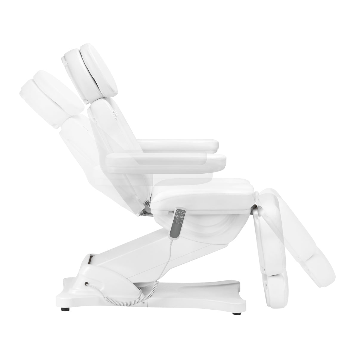 Elektryczny fotel kosmetyczny SILLON CLASSIC 3 silniki biały 