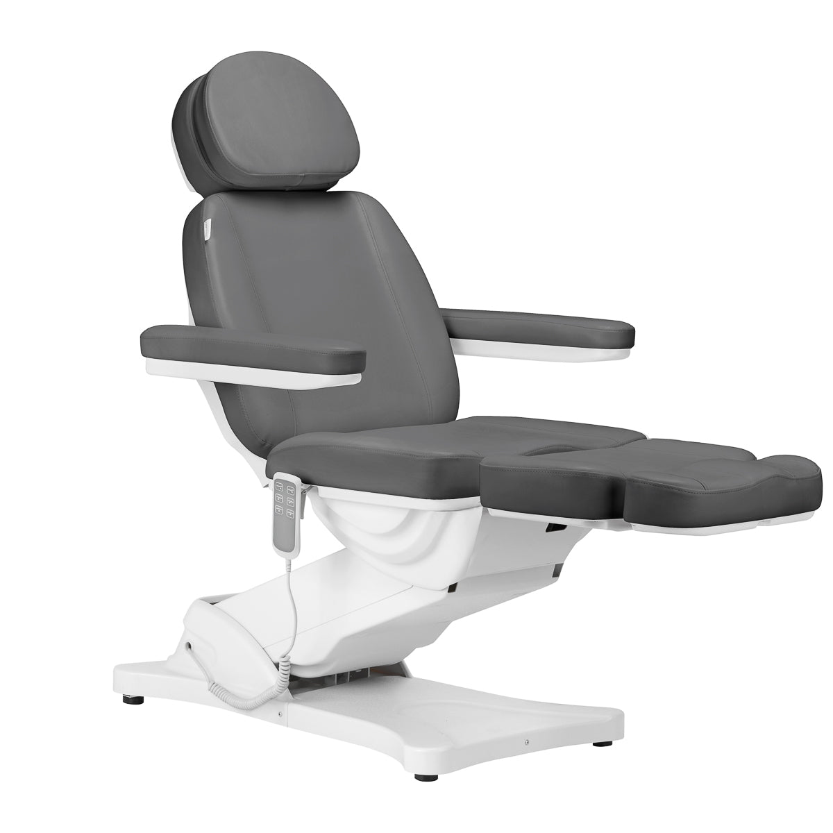 Elektryczny fotel kosmetyczny SILLON CLASSIC 3 silniki szary 