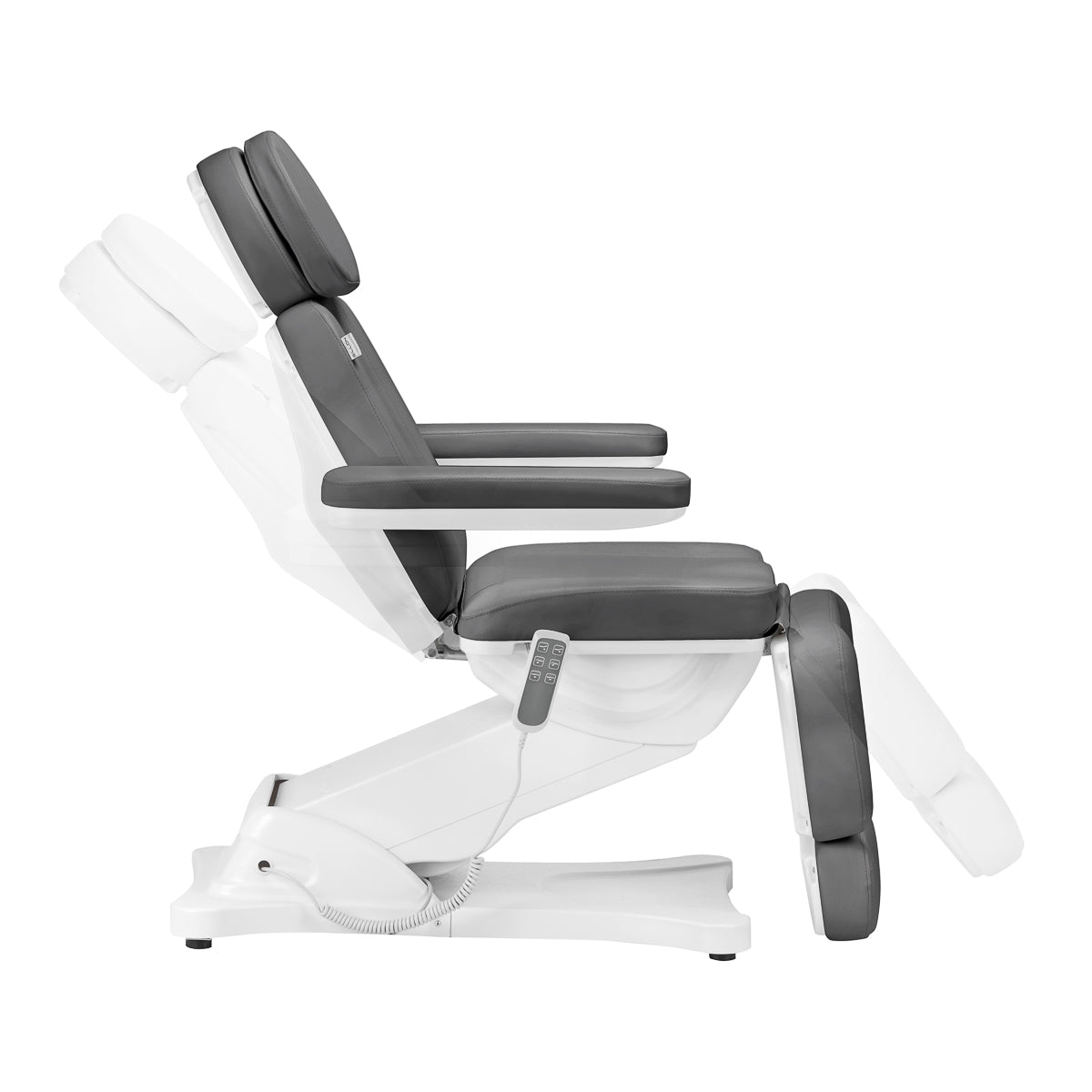 Elektryczny fotel kosmetyczny SILLON CLASSIC 3 silniki szary 