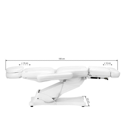 Elektryczny fotel kosmetyczny SILLON CLASSIC 2 silniki pedi biały 