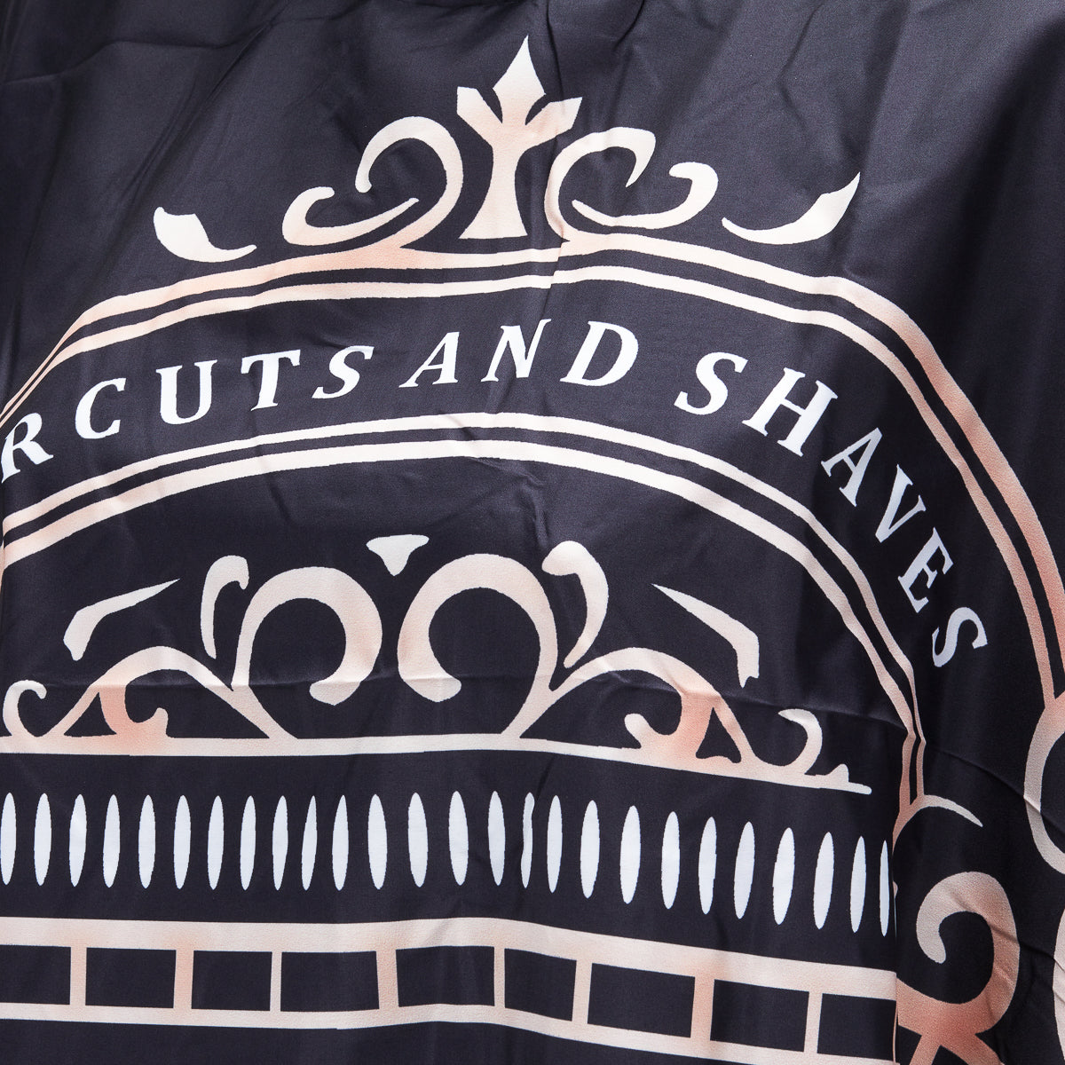 Cape de barbier avec bande élastique