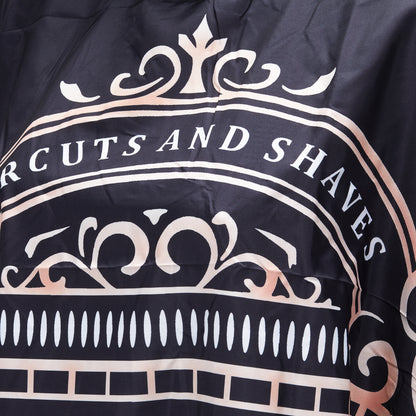 Cape de barbier avec bande élastique