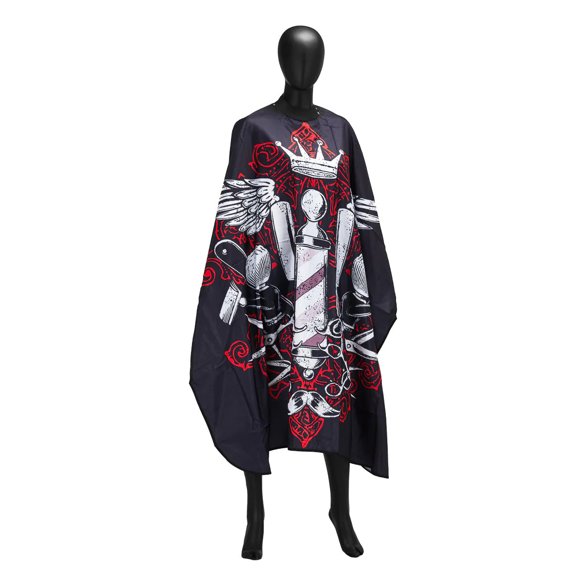 Barber cape with elastic band