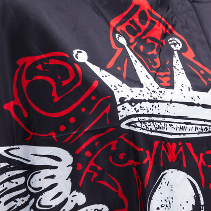 Barber cape with elastic band