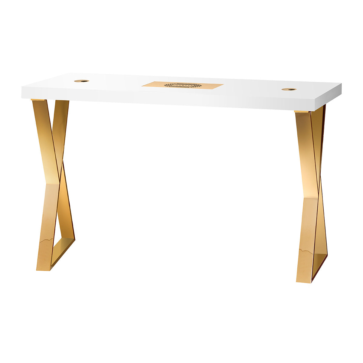 Manicure table with absorber