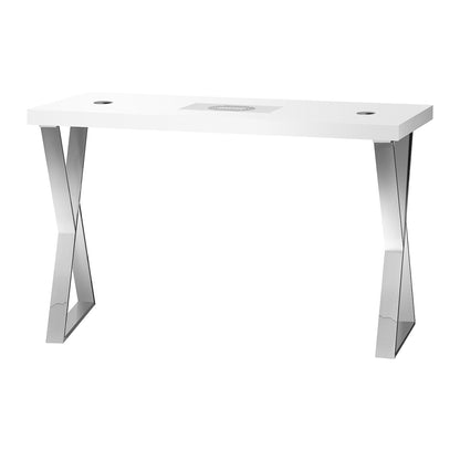 Manicure table with absorber