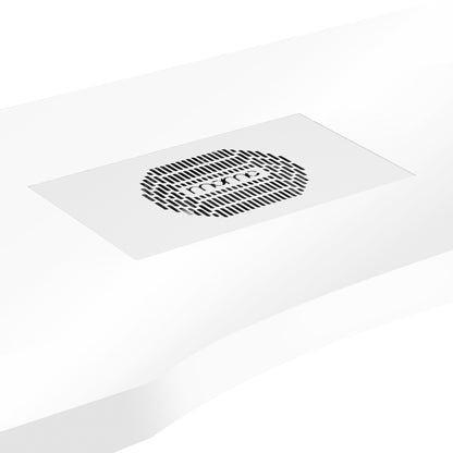 Manicure table with absorber