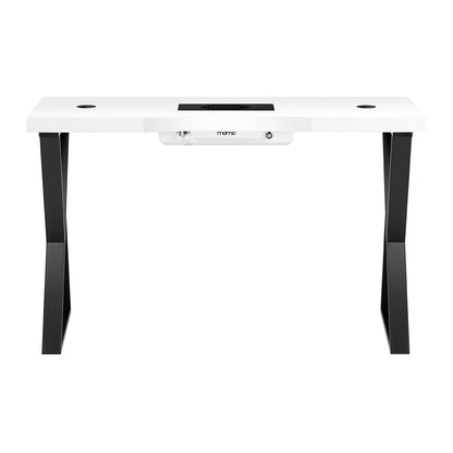 Manicure table with absorber