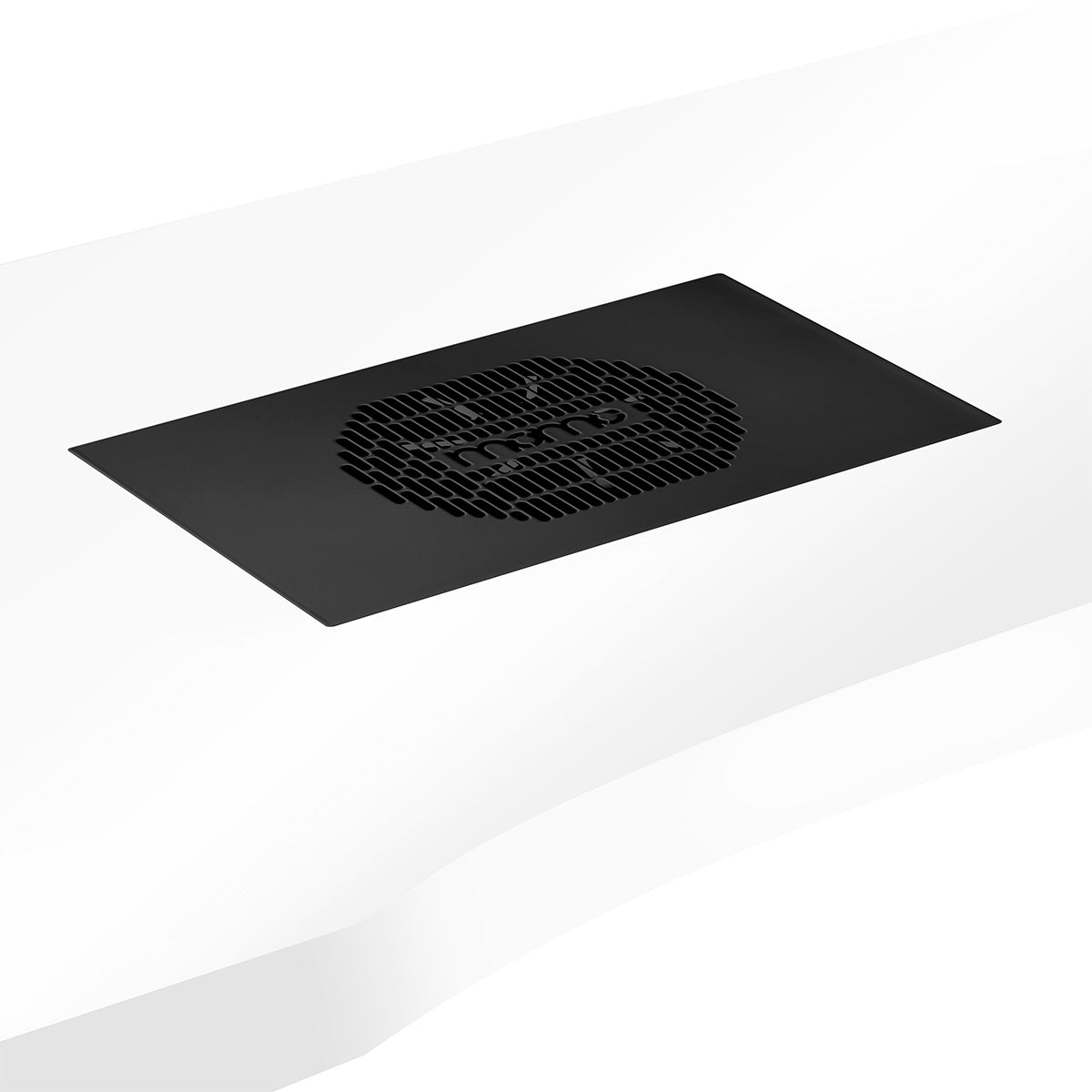 Manicure table with absorber