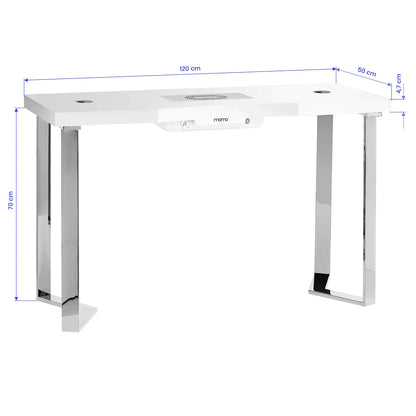 Table de manucure avec absorbeur