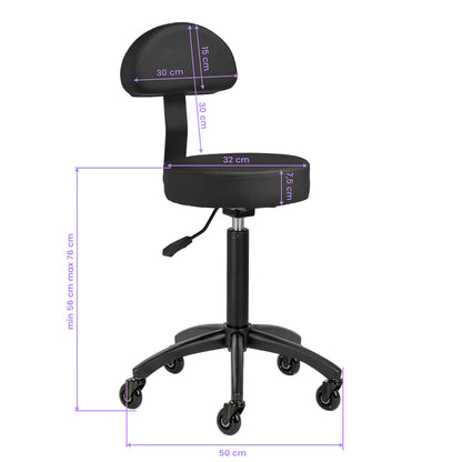 Tabouret de coiffure Gabbiano D026