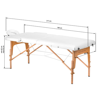Table de massage pliante en bois BALANCE