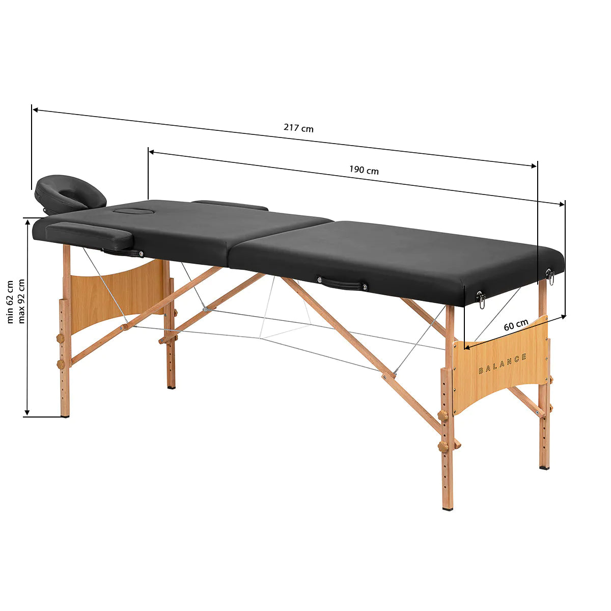 Table de massage pliante en bois BALANCE