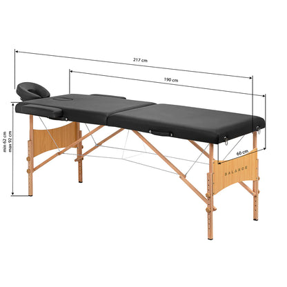 Table de massage pliante en bois BALANCE