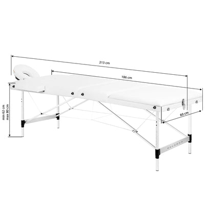 Table de massage pliante en aluminium BALANCE