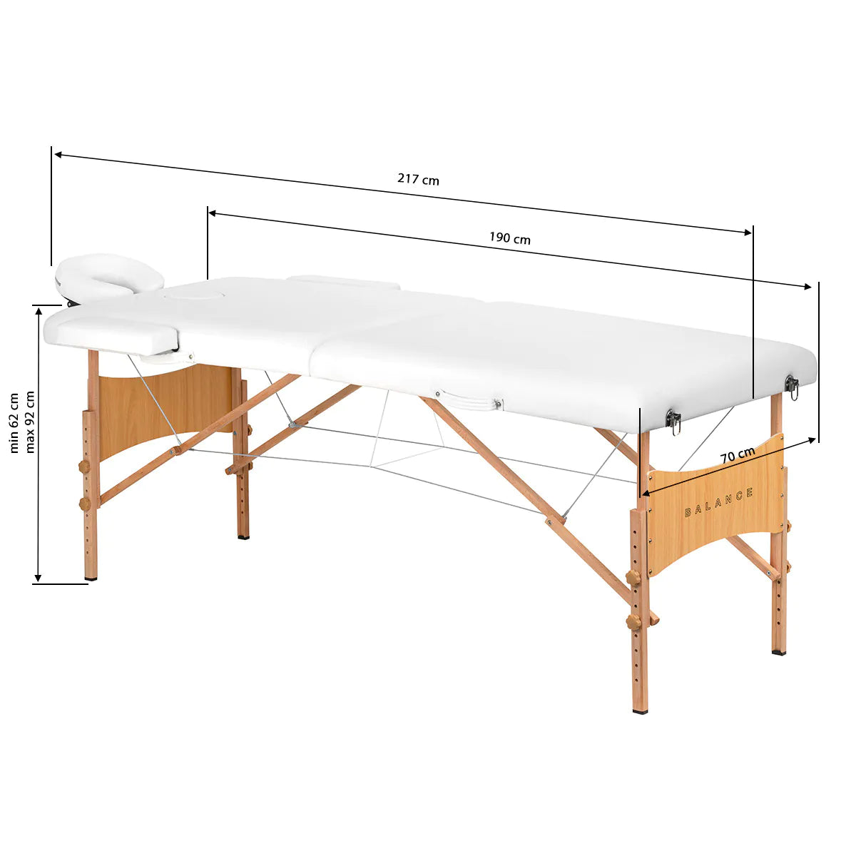 Table de massage pliante en bois BALANCE