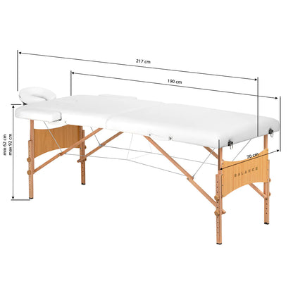 Table de massage pliante en bois BALANCE